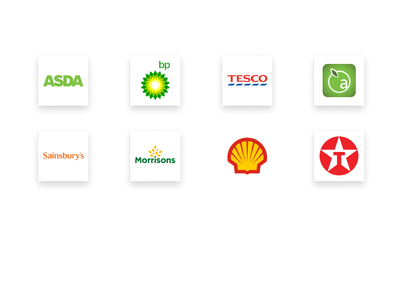 14+ UK Fuel Retailers illustration