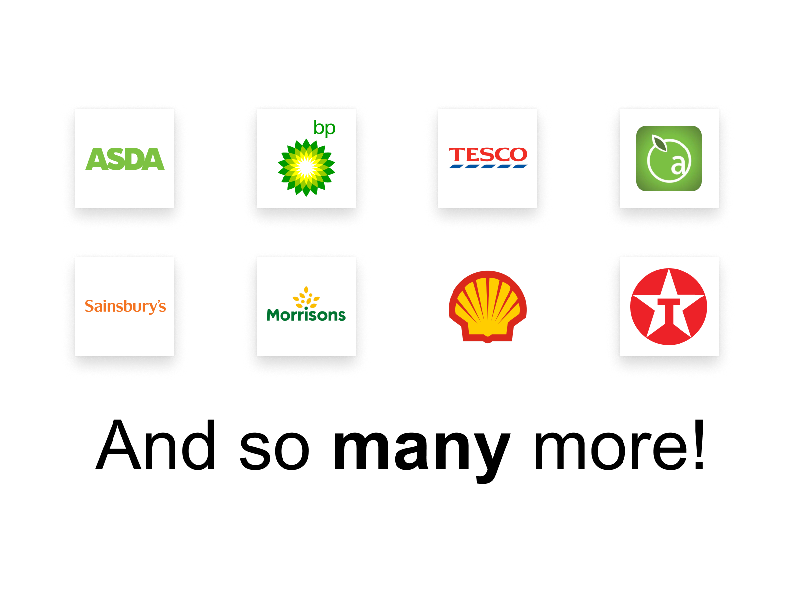 14+ UK Fuel Retailers illustration