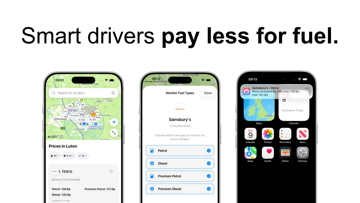 Pump Price app screenshot